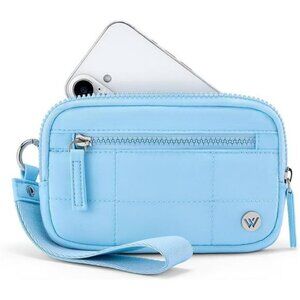 Westbronco RFID Wristlet Wallet Women Quilted Travel Purse Phone Organizer